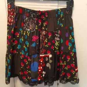 Floral Patch Skirt